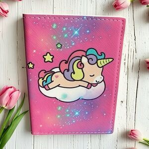 Dreamy Unicorn Cloud Passport Wallet